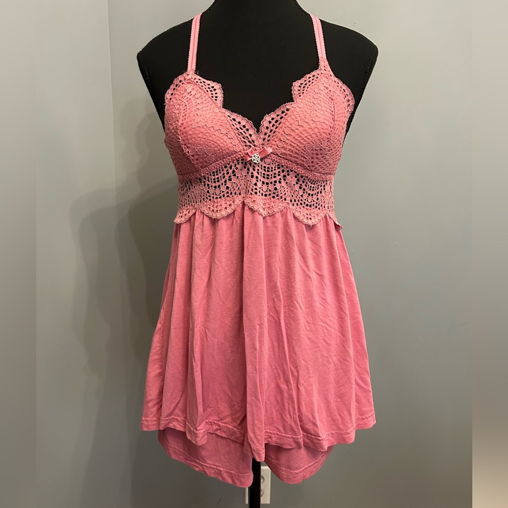 DAISY FUENTES Dusty Rose Sleep Set, size S